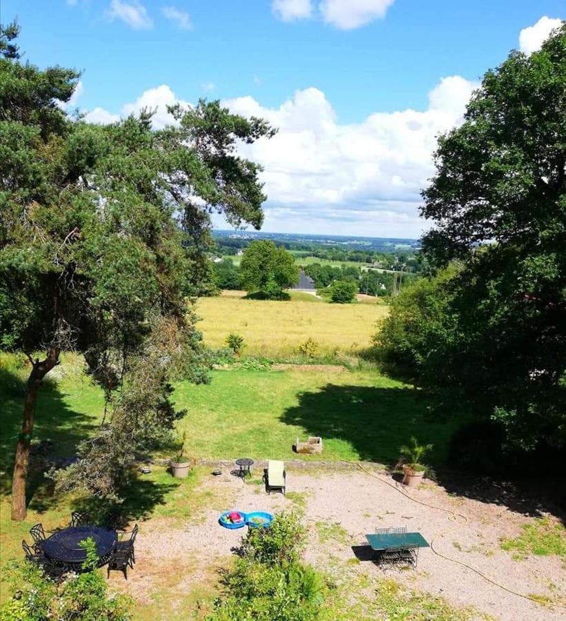 Manoir Du Tertre Au Coeur De La Foret De Broceliande Hotel แปงปง ภายนอก รูปภาพ